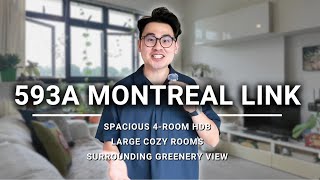 High Floor Renovated HDB with Nature Views | 593A Montreal Link Home Tour