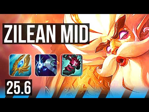 ZILEAN vs TWISTED FATE (MID) | 8/1/7, Godlike | NA Master | 25.6