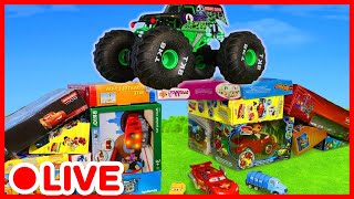 Download lagu Let's Play with the BEST Cars Collection 🎄Xmas Toy Vehicles, Trucks & Vehicles for Kids | Kidibli mp3