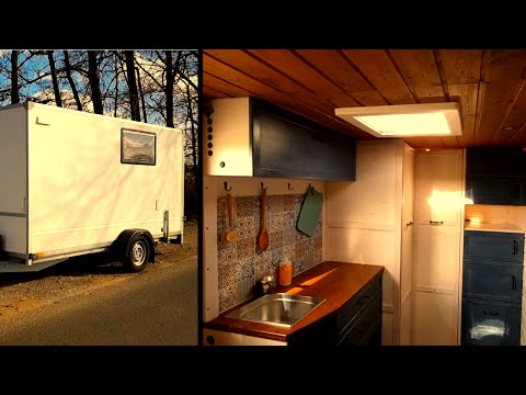 Vorstellung Kofferanhänger Camping DIY Wohnwagen , Ausbau und Roomtour mit vielen Details