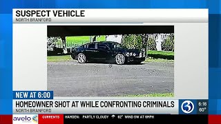 North Branford homeowner shot at while confronting criminals