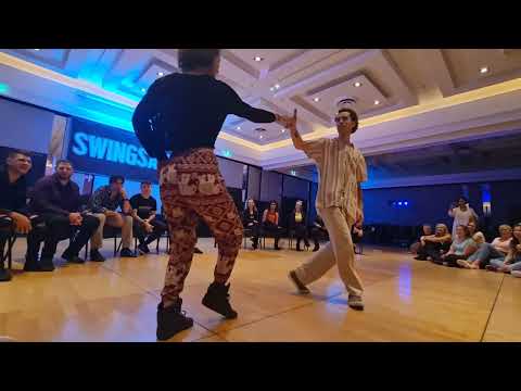 Mackenzie Sharp and Emeline Rochefeuille wcs Swingsation 2023 Pro Show