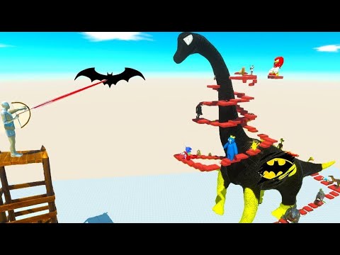 FPS AVATAR AROUND BATMAN BRACHIOSAURUS EXTREME PARKOUR - ARBS