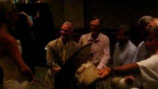 Theta Chi serenade to Casey Pinkalla Textor on her wedding day