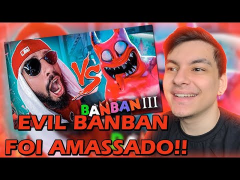 (MUSSA DESTRUIU!!) REACT Evil Banban (Garten of Banban 3) Vs. Mussoumano Batalha com Games