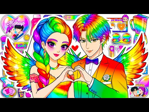 💖Paper DIY💖KPOP DEMON HUNTERS Rumi x Jinu Bird People Colorful Skincare + Makeup Blind Bag Unboxing
