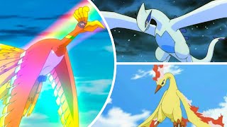 Ho-Oh Vs Lugia/Moltres - Legendary Pokemon Battles