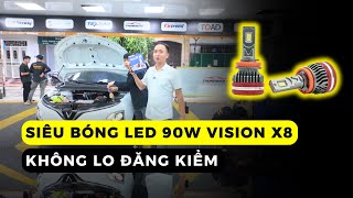 Bóng LED Vision X8- Giải pháp độ đèn zin 100% ngon nhất 2025