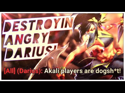 Zerinali | AKALI VS DARIUS UNRANKED TO CHALLENGER AKALI ONLY -  League of Legends