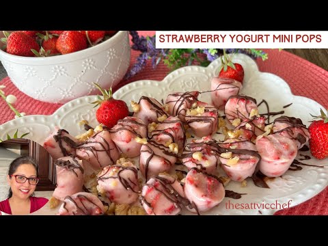 Strawberry Yogurt Mini Pops