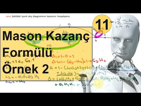 Kontrol Sistemleri Ders 11: Mason Kazanç Formülü Örnek 2 | Mason's Gain Formula Example in Control |