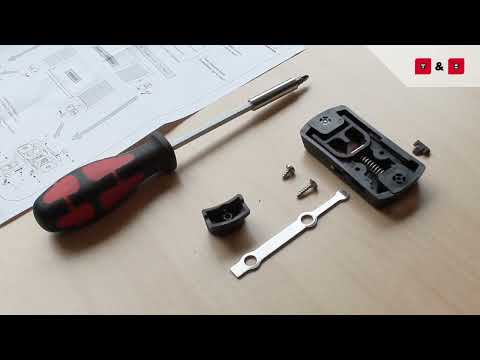 Arrêt pour volet battant - blocage automatique - Invibloc BURGAUD