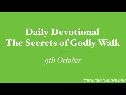 Sharing God’s Secrets - October 9