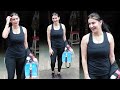Gorgeous Shivaleekha Oberoi LOOKS Stunning In Full Black Hot Gym Outfit As She Snapped Outside Gym