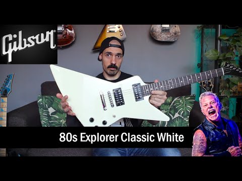 Gibson '80s Explorer Classic White image 12
