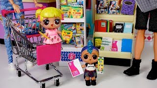 Download lagu Barbie Family LOL Goldie & Punk Boi School Supply Shopping - Supermarket Toy mp3