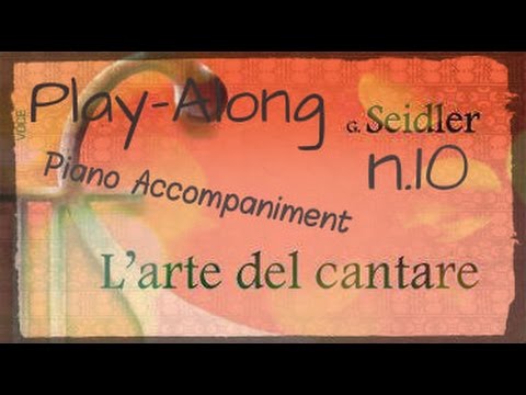 Seidler n.10 - Piano Accompaniment (Play-Along)
