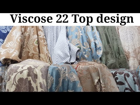 Viscose sofa fabric Viscose flowers design Viscose fabric for curtain |Zee Divine interior