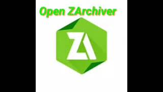 How to decompress/extract files (iso files) using ZArchiver.