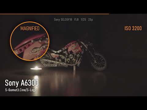 Sony NEX A6300 vs Sony FX30 Cinema Line / low light test / sLog2 sLog3