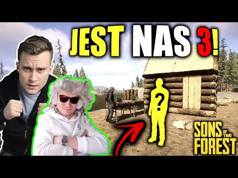 JEST NAS 3! 😲 ZACZYNAMY BUDOWĘ BAZY 😁 KANIBALE NAS ATAKUJĄ!  😱 | Sons Of The Forest 🌲 3