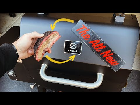 Honest Review and Brisket! / On The All New Z-Grills Smoke Beast 10502B Pellet Smoker / Grill!
