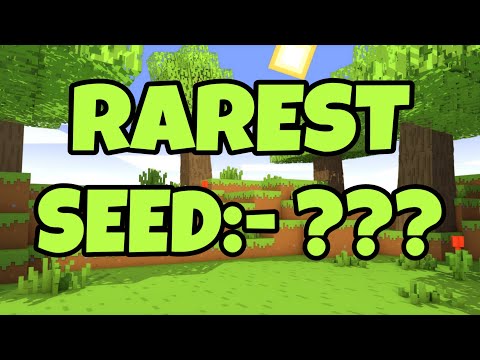 Best Rarest Seed Spawn Ever In Minecraft