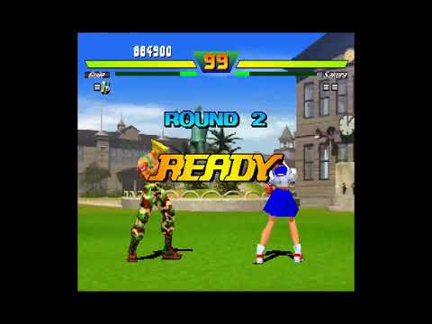 Street Fighter EX Plus Alpha (PSX) Guile TAS