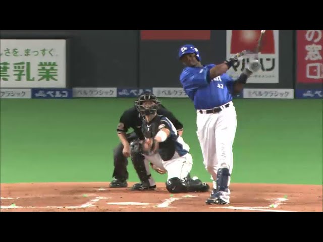 3回表 ファイターズ・上沢 ベイスターズ4番・ブランコに打った瞬間の特大3ランを浴び先制許す... 2014/5/23 F-DB