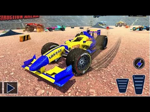 Police Formula Car Derby Demolition Crash Stunts Ep-1 | Amazing Formula Car Stunts Android GamePlay