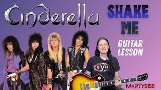 How To Play Shake Me By Cinderella - Tom Keifer - Jeff Labar - Guitar Lesson