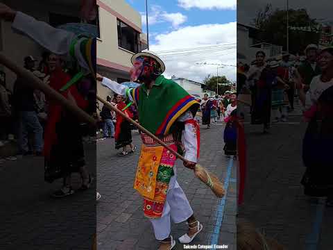Desfile folklórico Salcedo Cotopaxi Ecuador #arte #cultura #tradicion