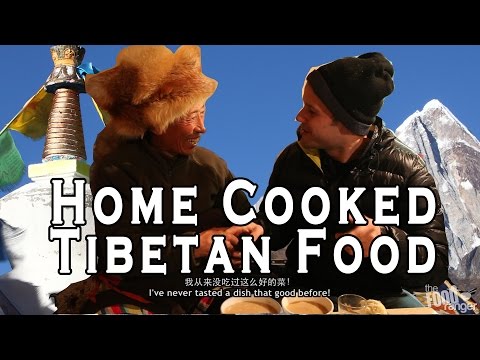 Amazing Tibetan Food Feast - Eating In A Tibetan Home!