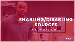 How to Enable/ Disable Sources A-Series TV