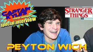 Peyton Wich (Stranger Things) - Captain Kyle Special Interview video