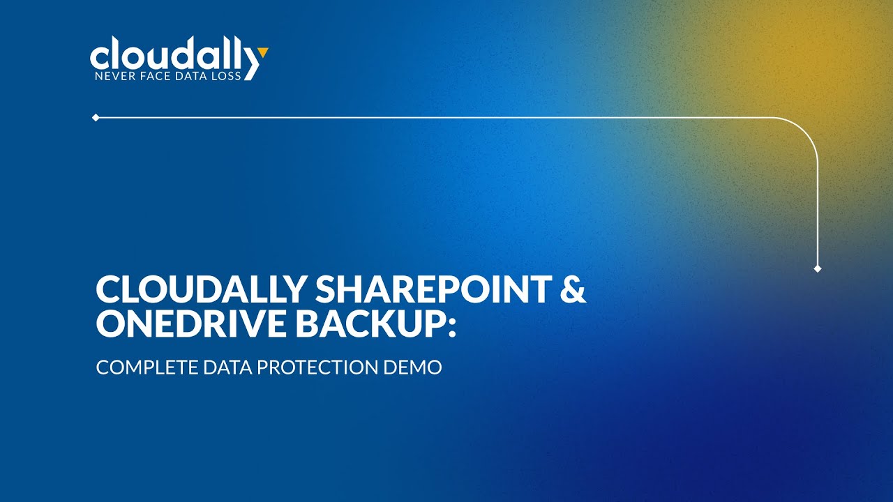 CloudAlly SharePoint & OneDrive Backup: Complete Data Protection Demo 🚀