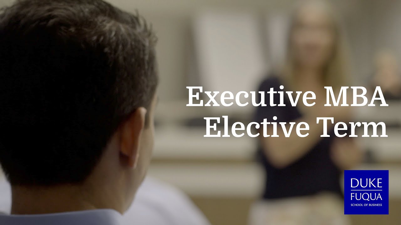 The Executive MBA Elective Term