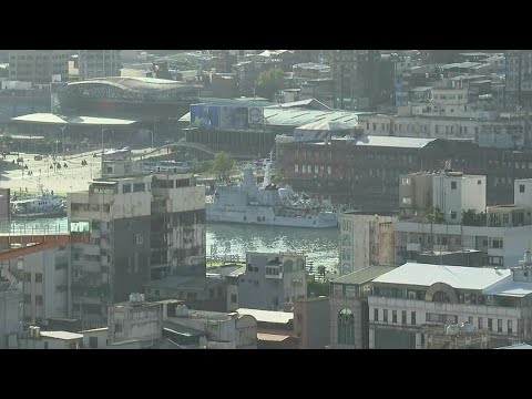 Scene at Keelung Port as China launches military drills around Taiwan | AFP