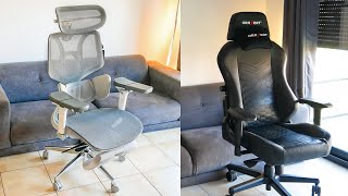 Chaise Ergonomique Vs. Chaise Gaming (Comparaison Hbada E3)