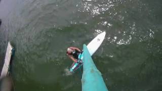 preview picture of video 'Windsurfing on Greenwood Lake'