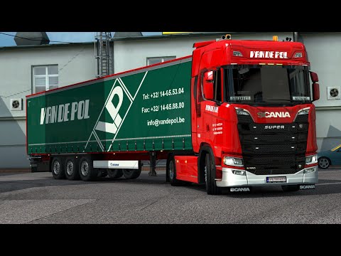 ETS2 1.35 Scania S580  Brussels - Berlin