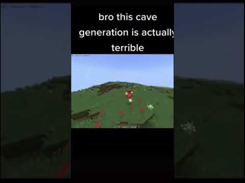 NotYoBusiness12 - New cave generation be like #shorts #memes #minecraft