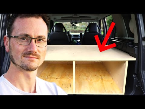 How To Build A Bed Platform In Your SUV For Car Camping (Land Rover Discovery / LR3)