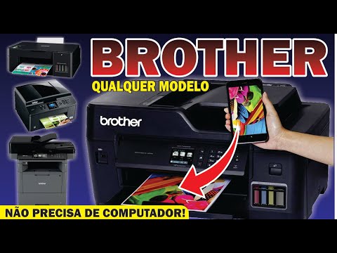 imprima do CELULAR na sua BROTHER | configuração sem computador