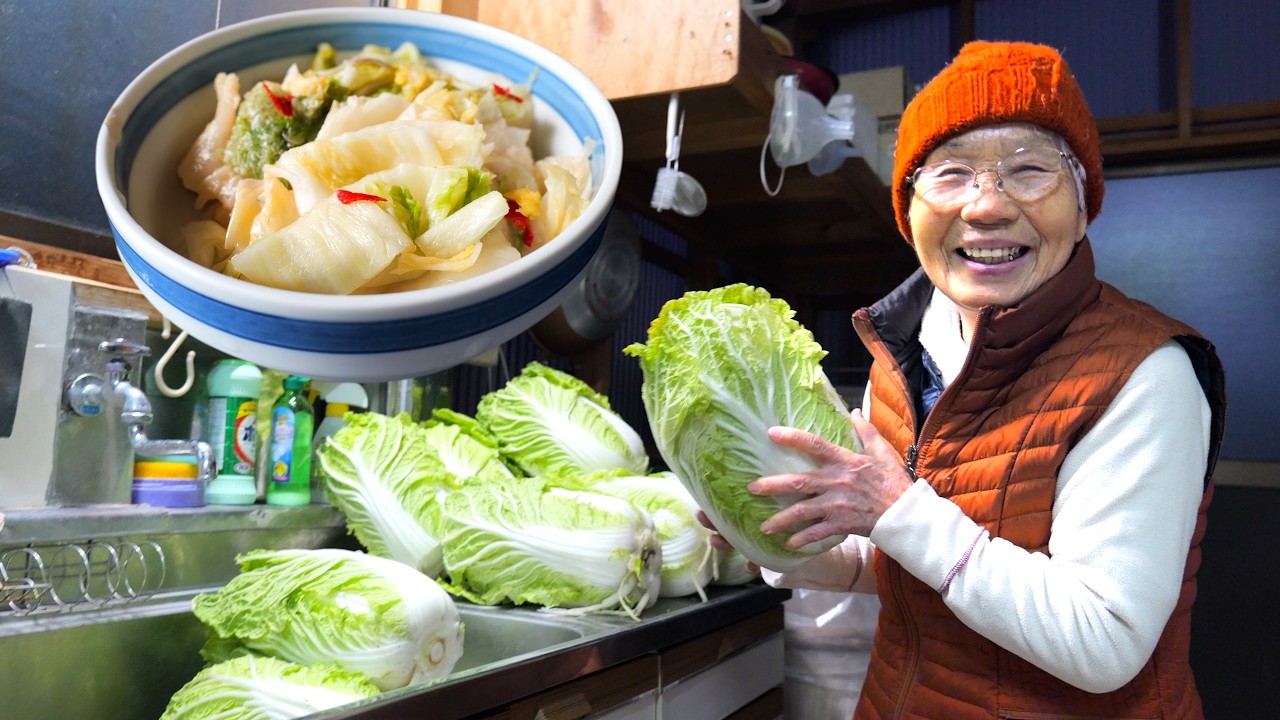 【保存版】漬物歴59年、絶品白菜の漬物。収穫から漬け方まで。