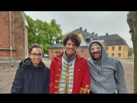 Cirkus Unik utmanar Nassim Al Fakir på cirkusfestival i Skara