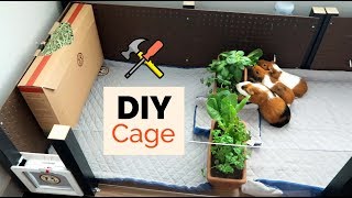 Building a Cage out of IKEA tables | GuineaDad