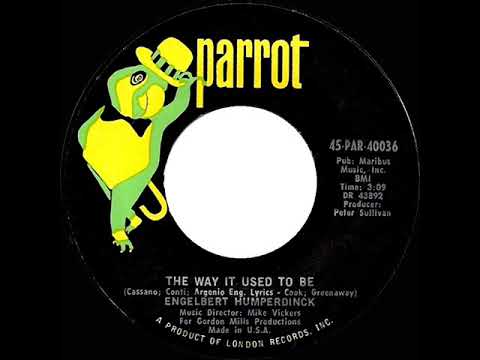 1969 HITS ARCHIVE: The Way It Used To Be - Engelbert Humperdinck (mono 45)