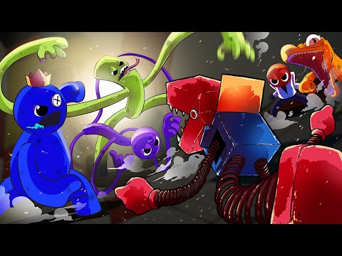 Boxy Boo VS All Rainbow Friends x Rainbow God Red (Ep 1-2) Poppy Playtime VS Rainbow Friends Series