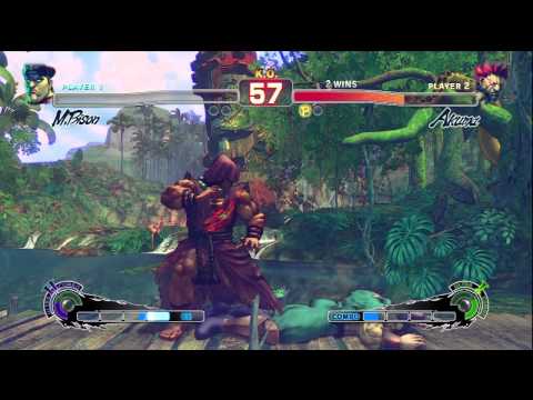 SSF4 AE Evo Qualifier Losers semi- Hound Akuma vs Blag Bison Deejay